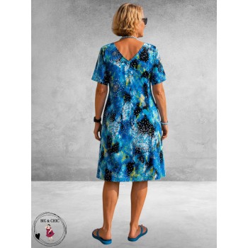 Ophilia Jurk Liana Electric Blue