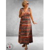 Ophilia Jurk Maxi Sheryl Animal Stripe
