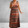 Ophilia Jurk Maxi Sheryl Animal Stripe