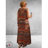 Ophilia Jurk Maxi Sheryl Animal Stripe