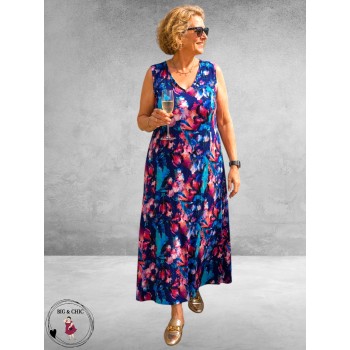 Ophilia Jurk Maxi Sheryl Vibrant Rose