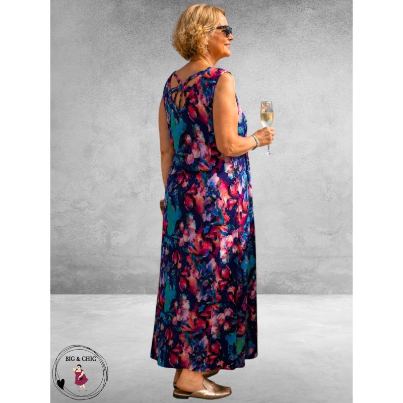 Ophilia Jurk Maxi Sheryl Vibrant Rose
