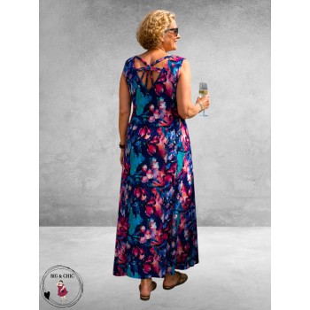 Ophilia Jurk Maxi Sheryl Vibrant Rose