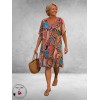 Ophilia Jurk Liana Ibiza  Print