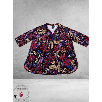 OPHILIA Blouse Cloe Bohemian Print