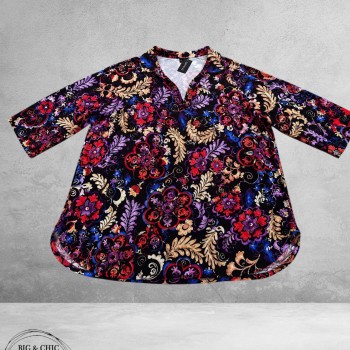 OPHILIA Blouse Cloe Bohemian Print