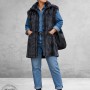 OPHILIA Bodywarmer Isabel Funfur Snake Grey