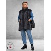 OPHILIA Bodywarmer Isabel Funfur Snake Grey