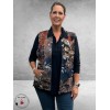 ORIENTIQUE Bodywarmer Abstract Floral Reversible