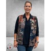 ORIENTIQUE Bodywarmer Abstract Floral Reversible