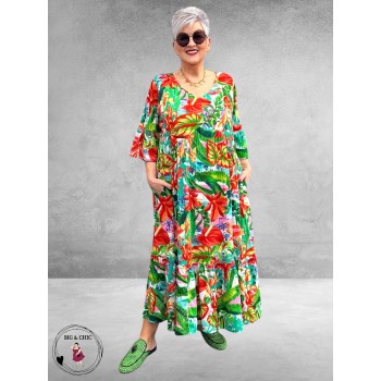 Orientique Maxi Jurk Equador