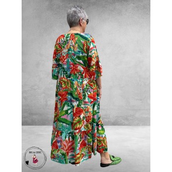 Orientique Maxi Jurk Equador