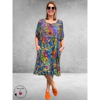 Orientique Jurk Zapallar Bib 