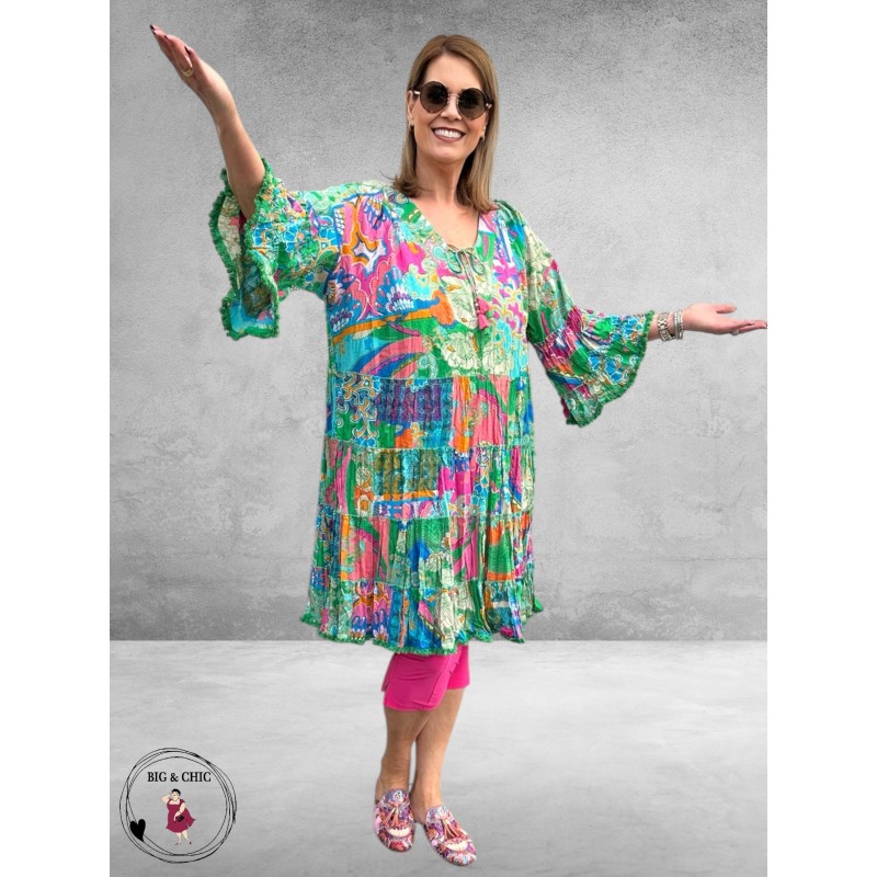 Orientique Tuniek-jurk Santa Cruz Layers