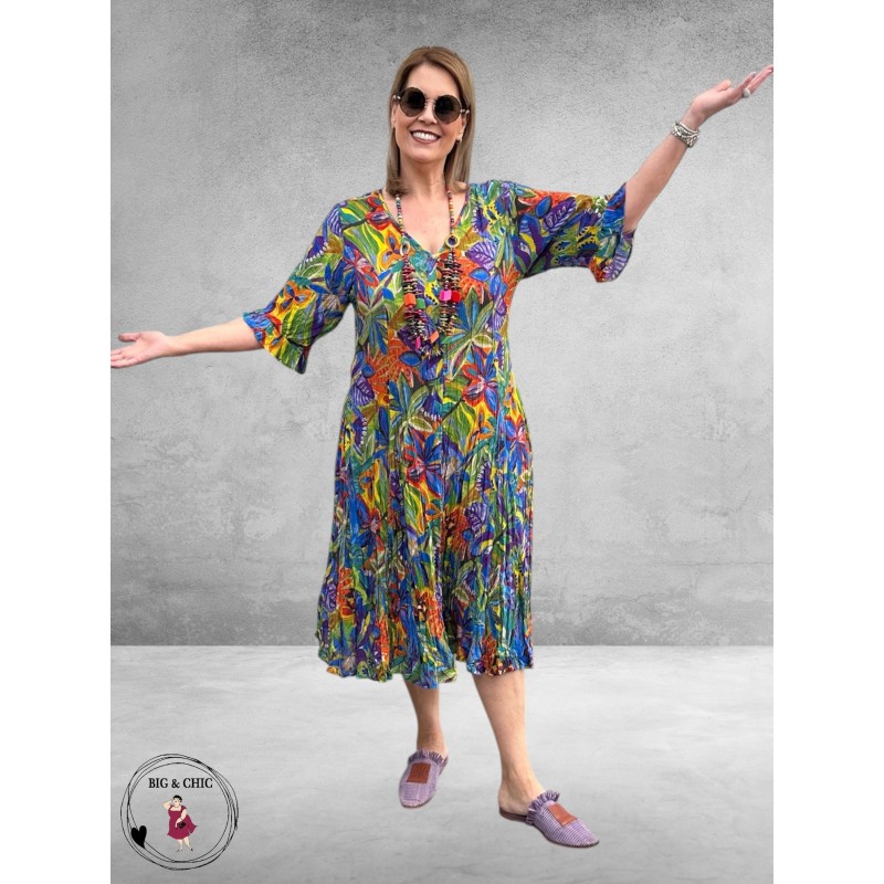 Orientique Jurk Godet Zapallar