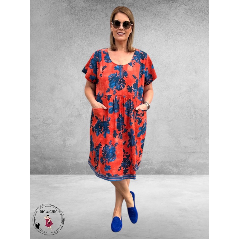 Orientique Jurk Arashi Dress Pockets