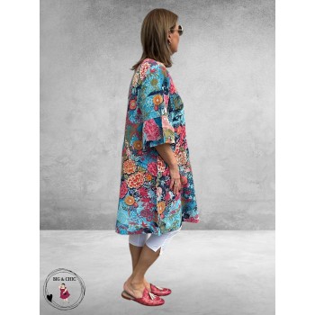 Orientique Jurk Ikebana Bloemenprint