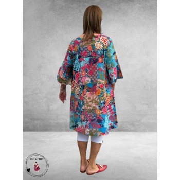 Orientique Jurk Ikebana Bloemenprint