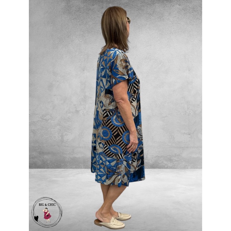 Orientique Jurk – Wyndham Dress Blauw