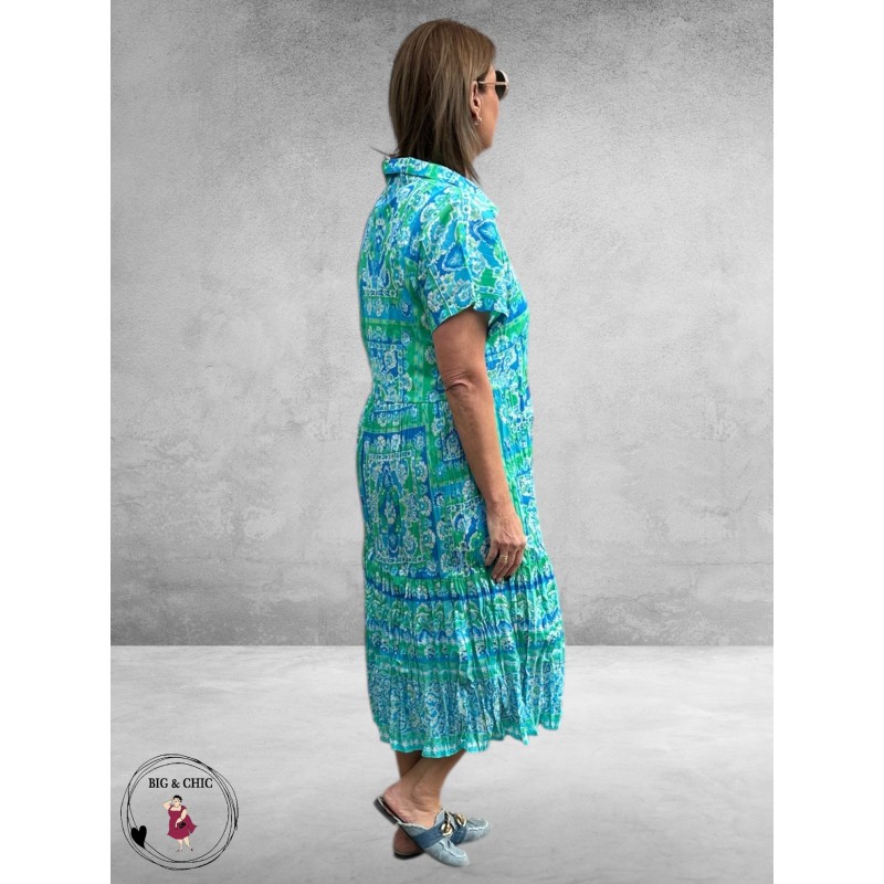 Orientique Jurk Montevideo Aqua