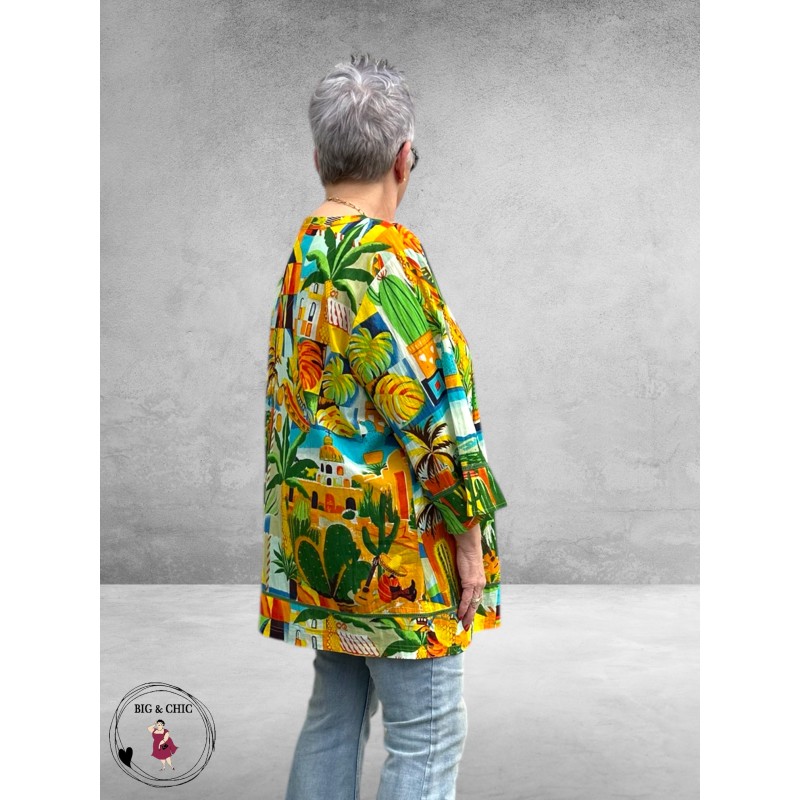 Orientique Blouse – Guatemala Print