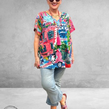 Orientique T-shirt Scooter