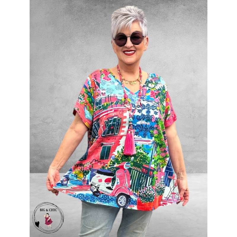 Orientique T-shirt Scooter