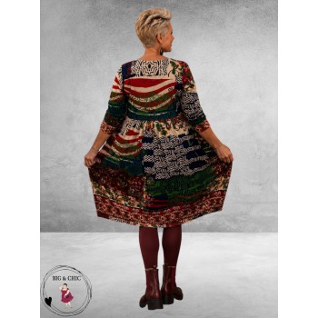 ORIENTIQUE Jurk Bubble Zapotec