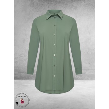 PLUS BASICS Blouse Long Linde