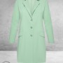 Plus Basics Blazer Long Jacket Mint