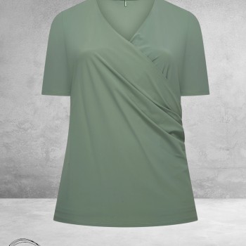 Plus Basics Wrap Top Linde