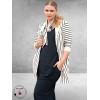 Plus Basics Blazer Midi Jacket Breton Stripe