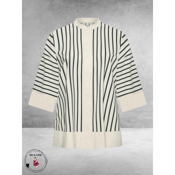 Plus Basics Mao Tuniek/Jasje Breton Stripe