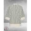 Plus Basics Mao Tuniek/Jasje Breton Stripe