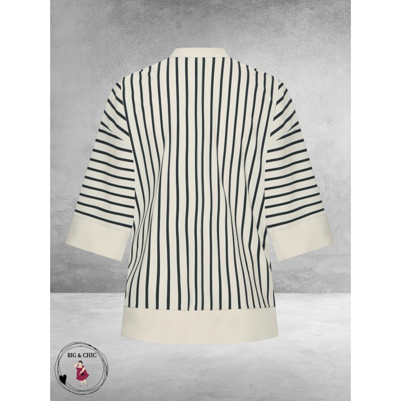 Plus Basics Mao Tuniek/Jasje Breton Stripe