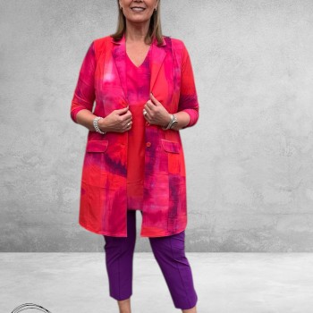 PLUS BASICS Broek 7/8 Lavender