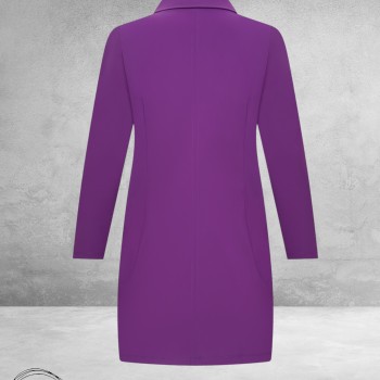 Plus Basics Blazer Long Jacket Lavender