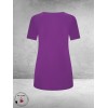 Plus Basics Travel Shirt Rond Hals Lavender