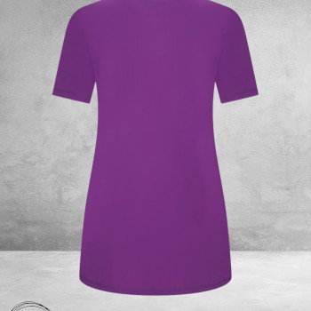 Plus Basics Travel Shirt Rond Hals Lavender
