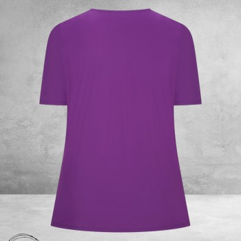 Plus Basics Wrap Top Lavender