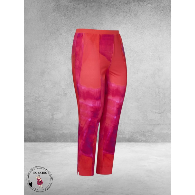 PLUS BASICS Broek 7/8 Bright Batik