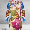 Plus Basics Blazer Midi Jacket Mega Flower