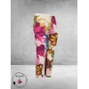PLUS BASICS Broek 7/8 Mega Flower