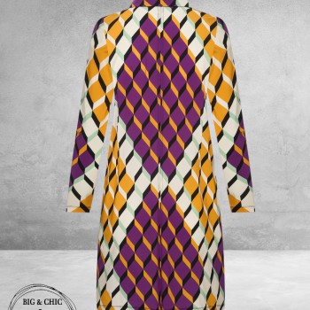 Plus Basics Blazer Long Jacket Summer Graphic