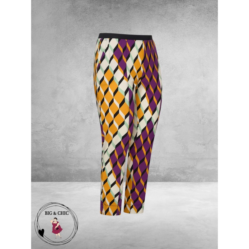 PLUS BASICS Broek 7/8 Summer Graphic