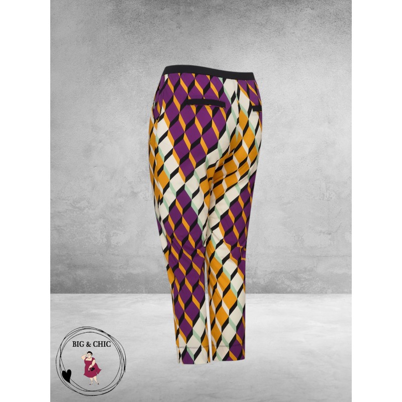 PLUS BASICS Broek 7/8 Summer Graphic