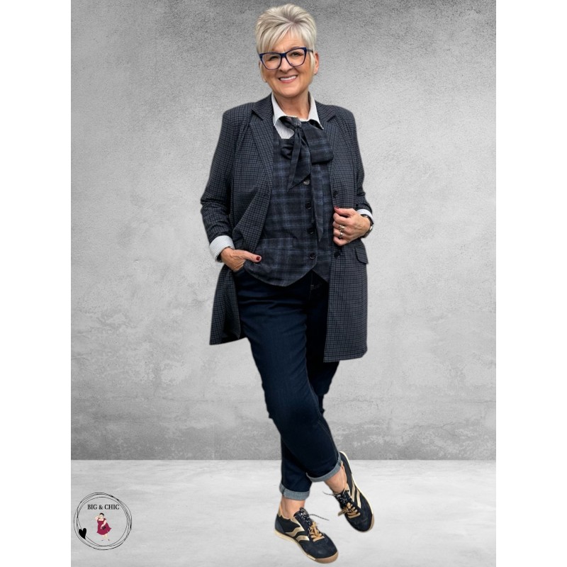 Plus Basics Blazer Midi Jacket PdP ICE