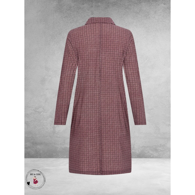 Plus Basics Blazer Long Jacket PdP PINK