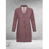 Plus Basics Blazer Midi Jacket PdP PINK