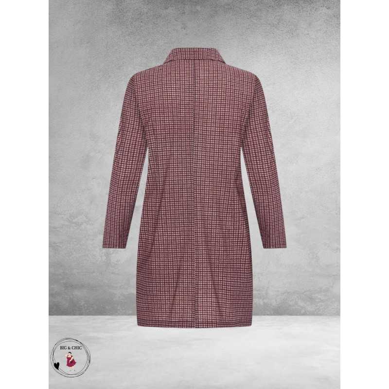 Plus Basics Blazer Midi Jacket PdP PINK